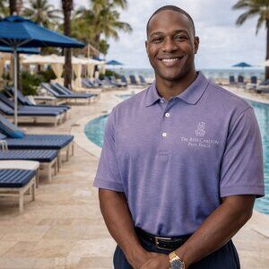 Carnoustie x The Ritz-Carlton Palm Beach Men’s Polo Shirt – Size Medium - NWT